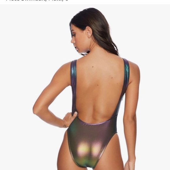 Sports Illustrated Iridescent Shine Swimsuit size 8 - Picture 14 of 16
